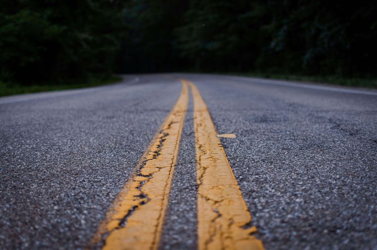 A lone road